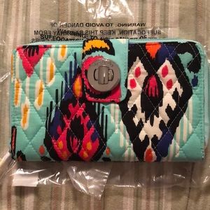 Vera Bradley Turnlock Wallet Pueblo